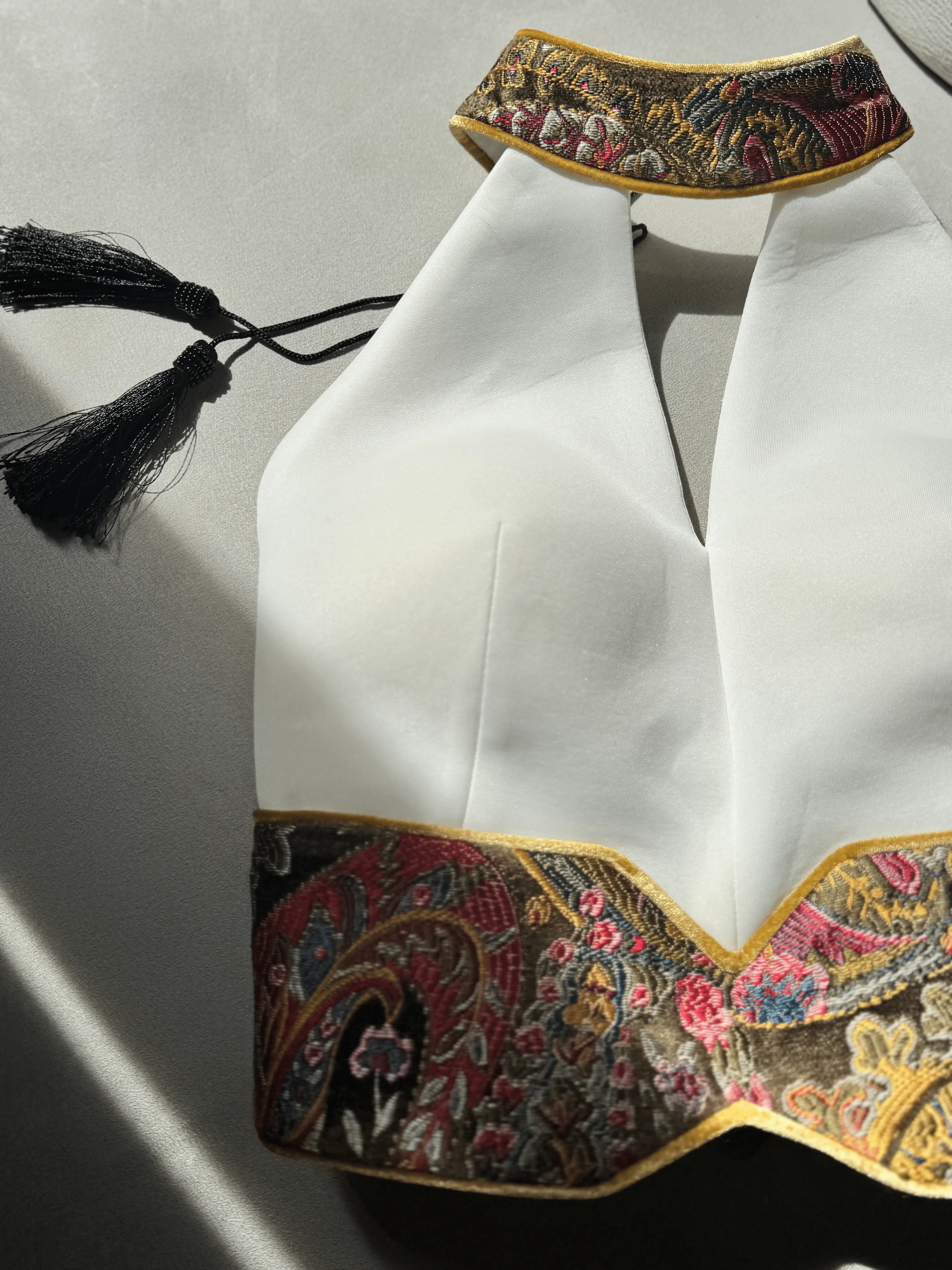Mediterranean designer top - LENALIA Persian luxury fashion