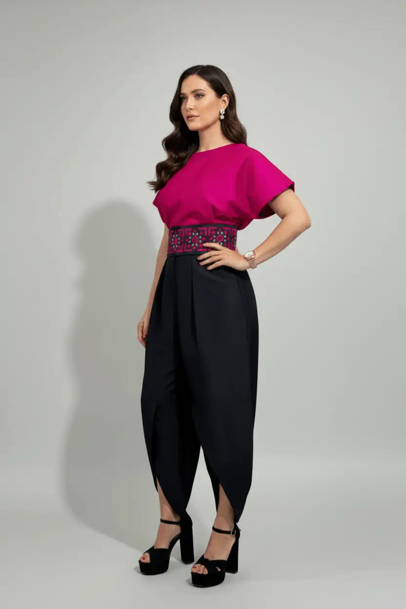 Sogoli designer blouse - LENALIA Persian luxury fashion
