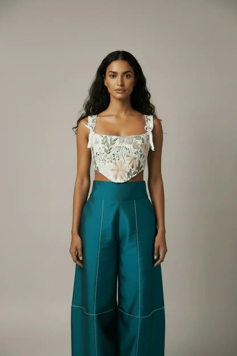 Spring designer top - LENALIA Persian luxury fashion
