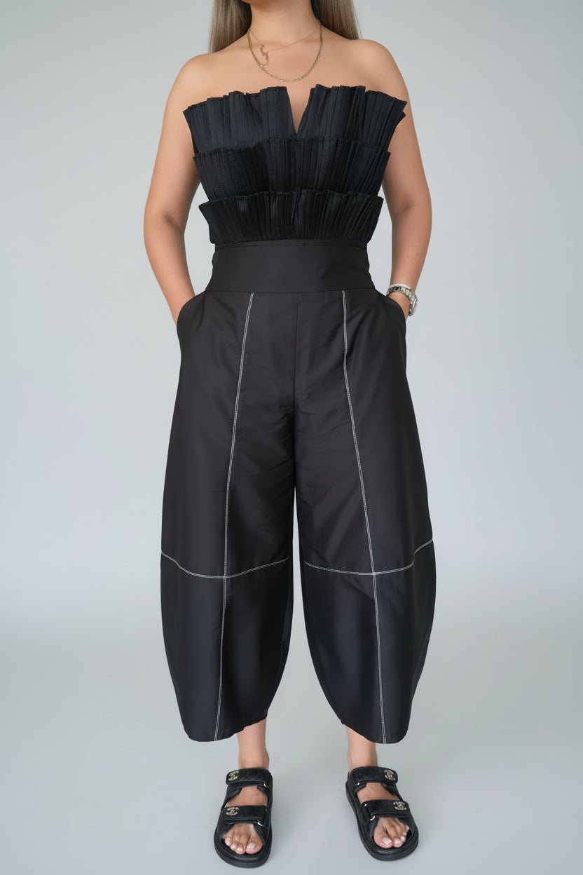 Magenta Taffeta Pants | Luxury Statement Pants | Lenalia – LENALIA