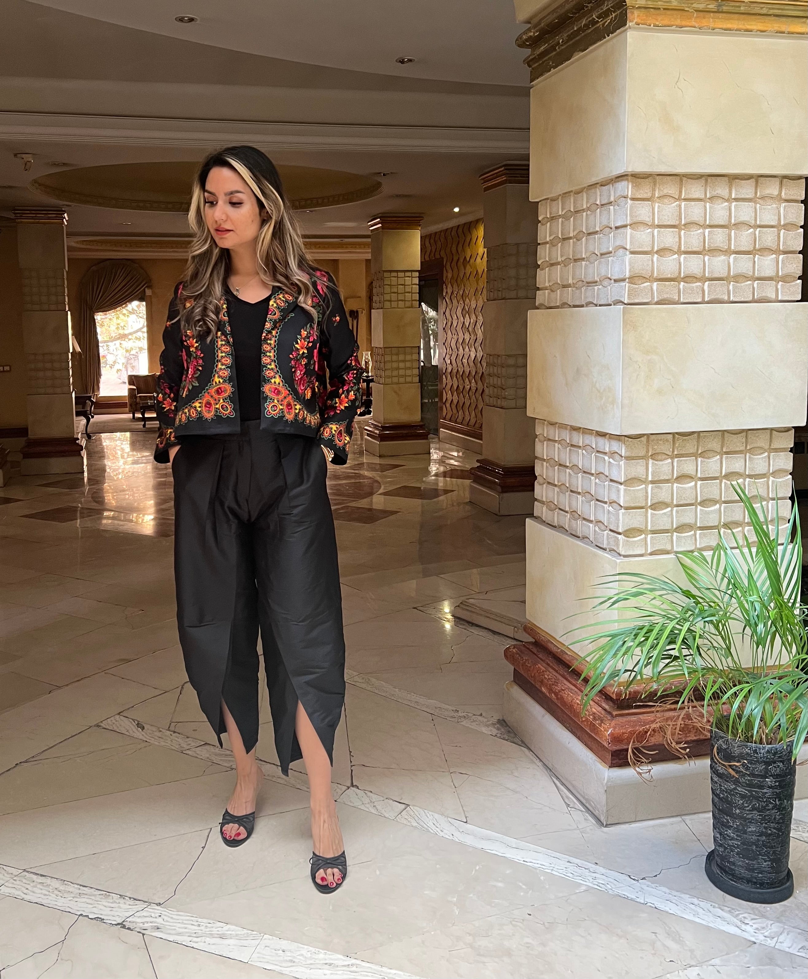 Torkaman Black Jacket