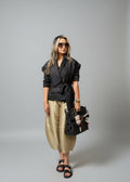 Lena black designer vest - LENALIA Persian luxury fashion