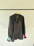 Black Tori Blouse