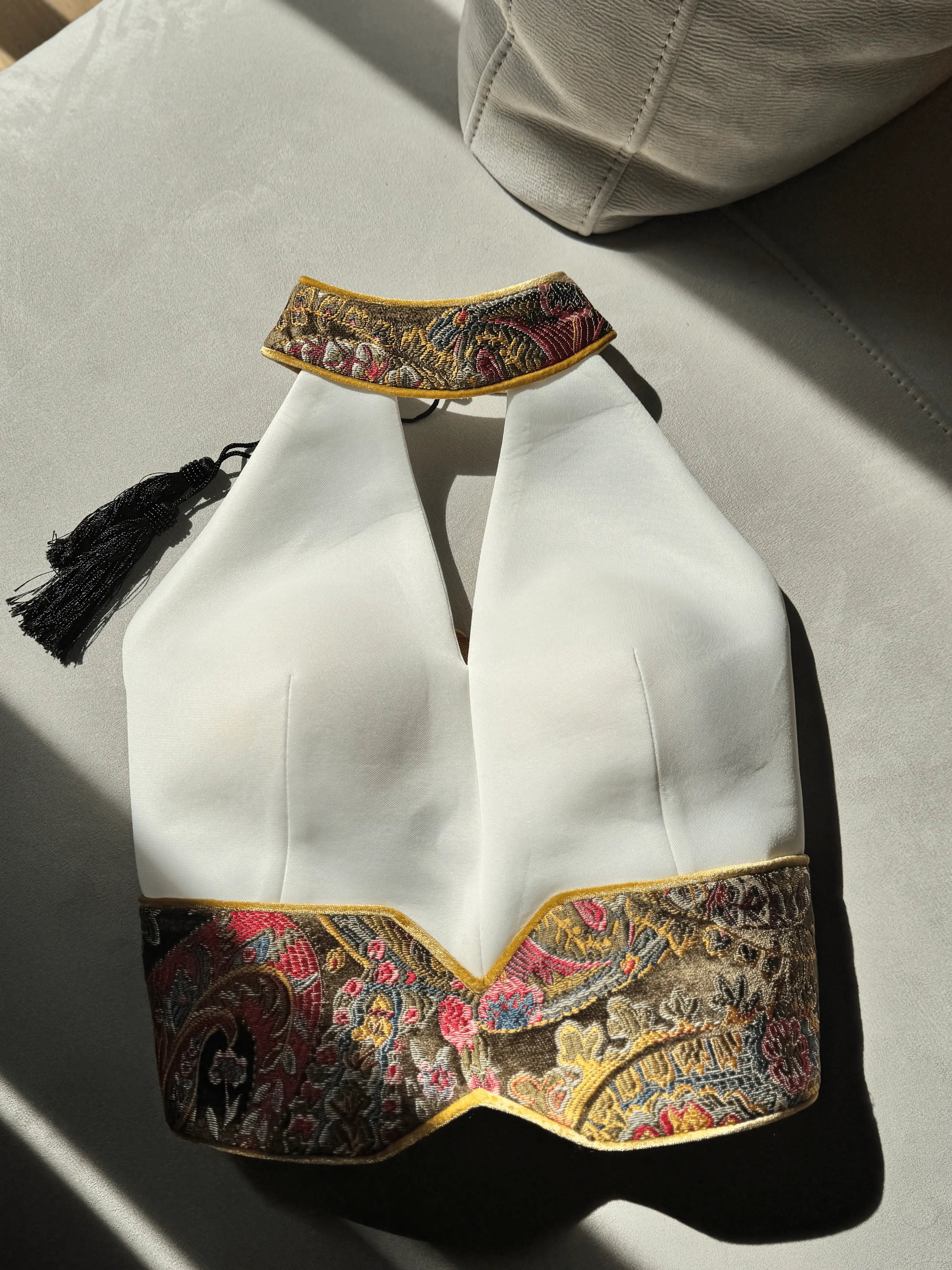 Mediterranean designer top - LENALIA Persian luxury fashion