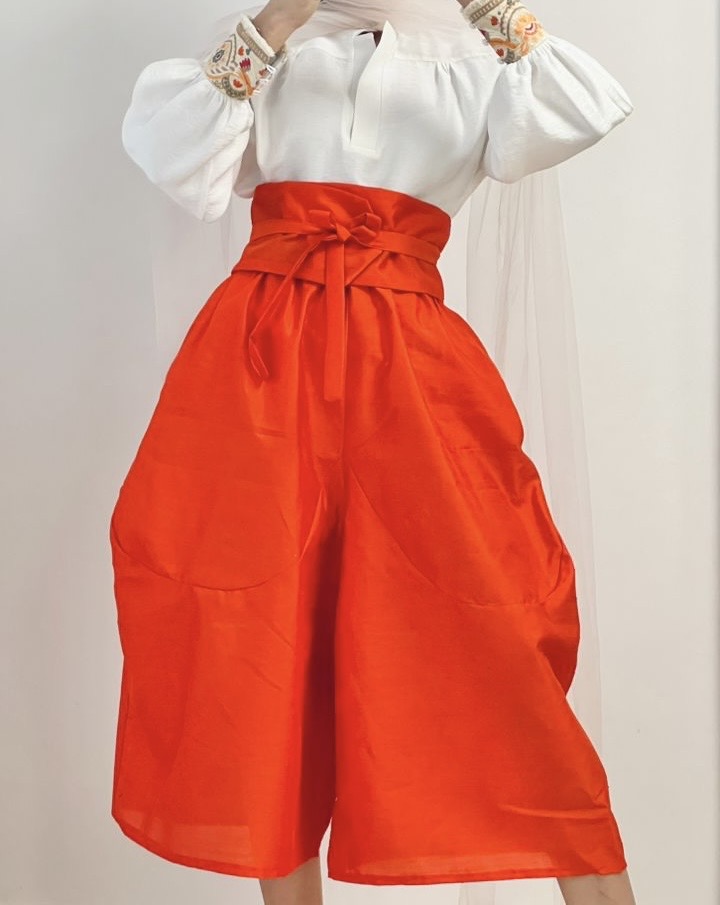 Red Tore pants – LENALIA Persian couture luxury women's fashion Australia