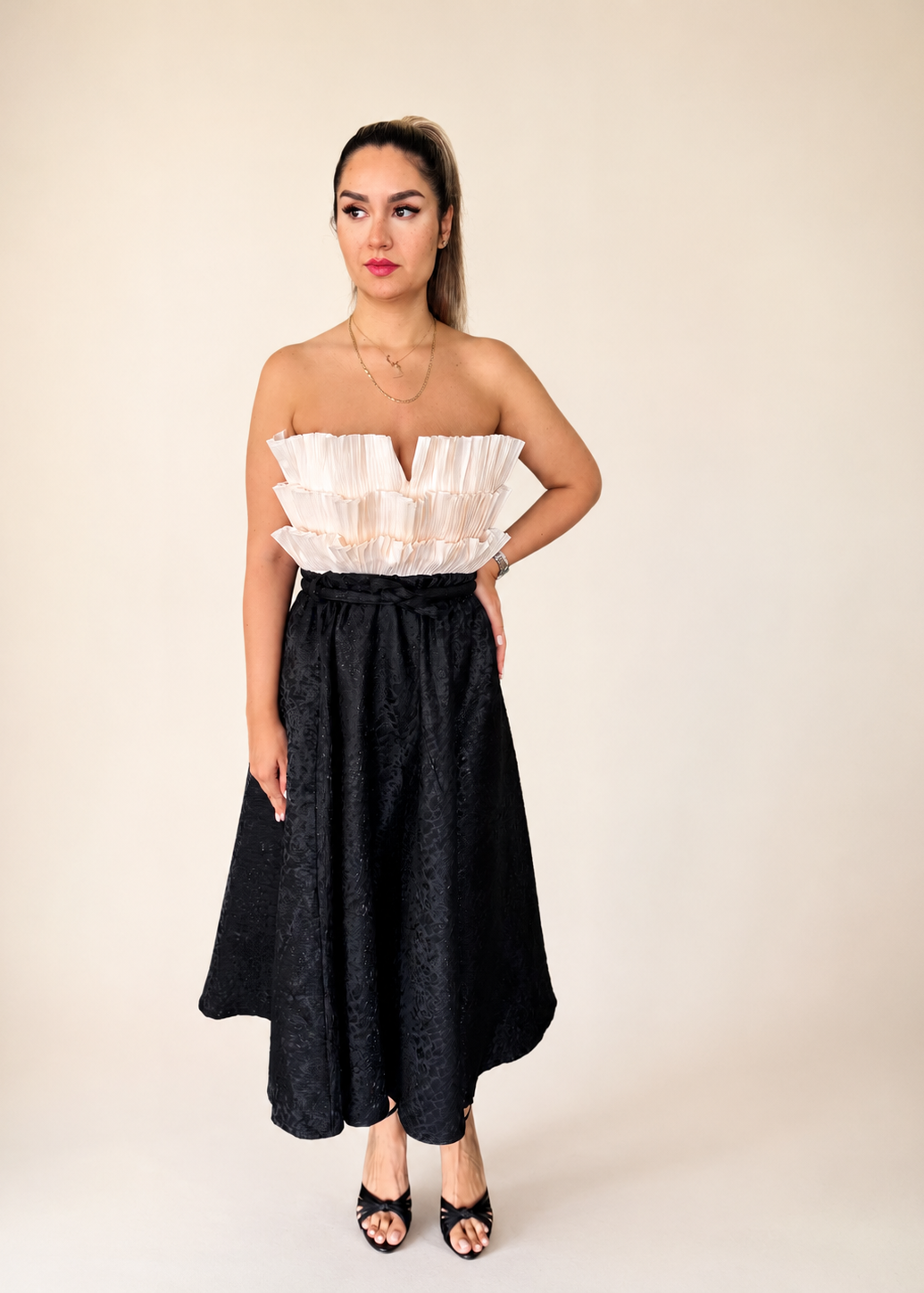 Elina Black Skirt - LENALIA