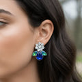 Gelareh handmade papier-mâché earrings - Kurdish artisan jewelry meaning darling