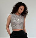 Lozi taffeta top with adjustable back strap – fits AU 6-8, Persian-inspired luxury fashion by LENALIA
