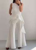 White Saba set designer top and pants