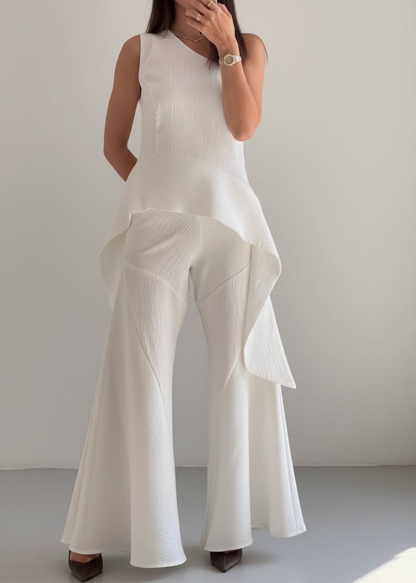 White Saba set designer top and pants