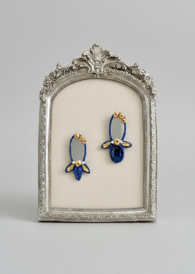 Roysa hand-made papier mache earrings