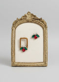 Hanar hand-made papier mache earrings