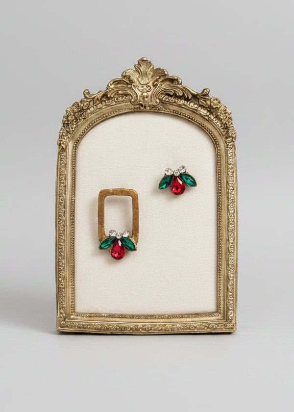 Hanar hand-made papier mache earrings