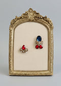 Gian hand-made papier mache earrings
