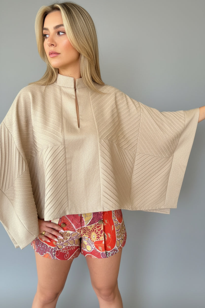 FAL Beige Blouse - LENALIA