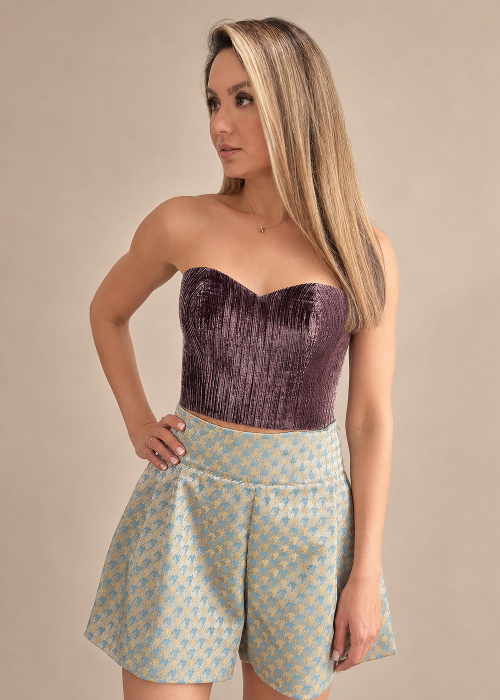 Lena Shorts - Light Blue