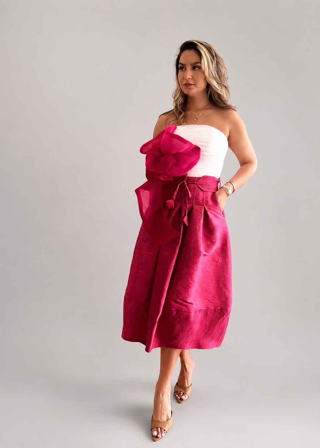 Pink Mushroom Skirt - LENALIA