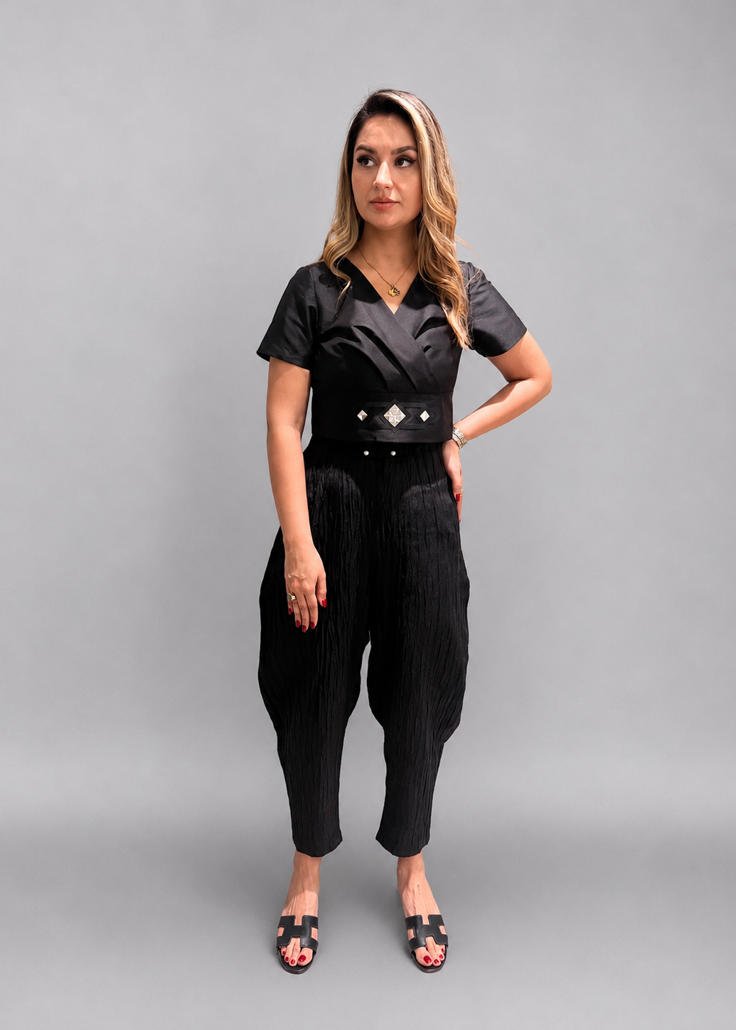 Nava Blouse (Black)