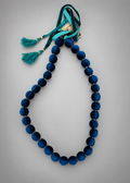 Navy Velvet Necklace