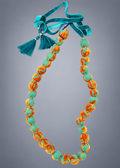 Ochre Velvet Necklace