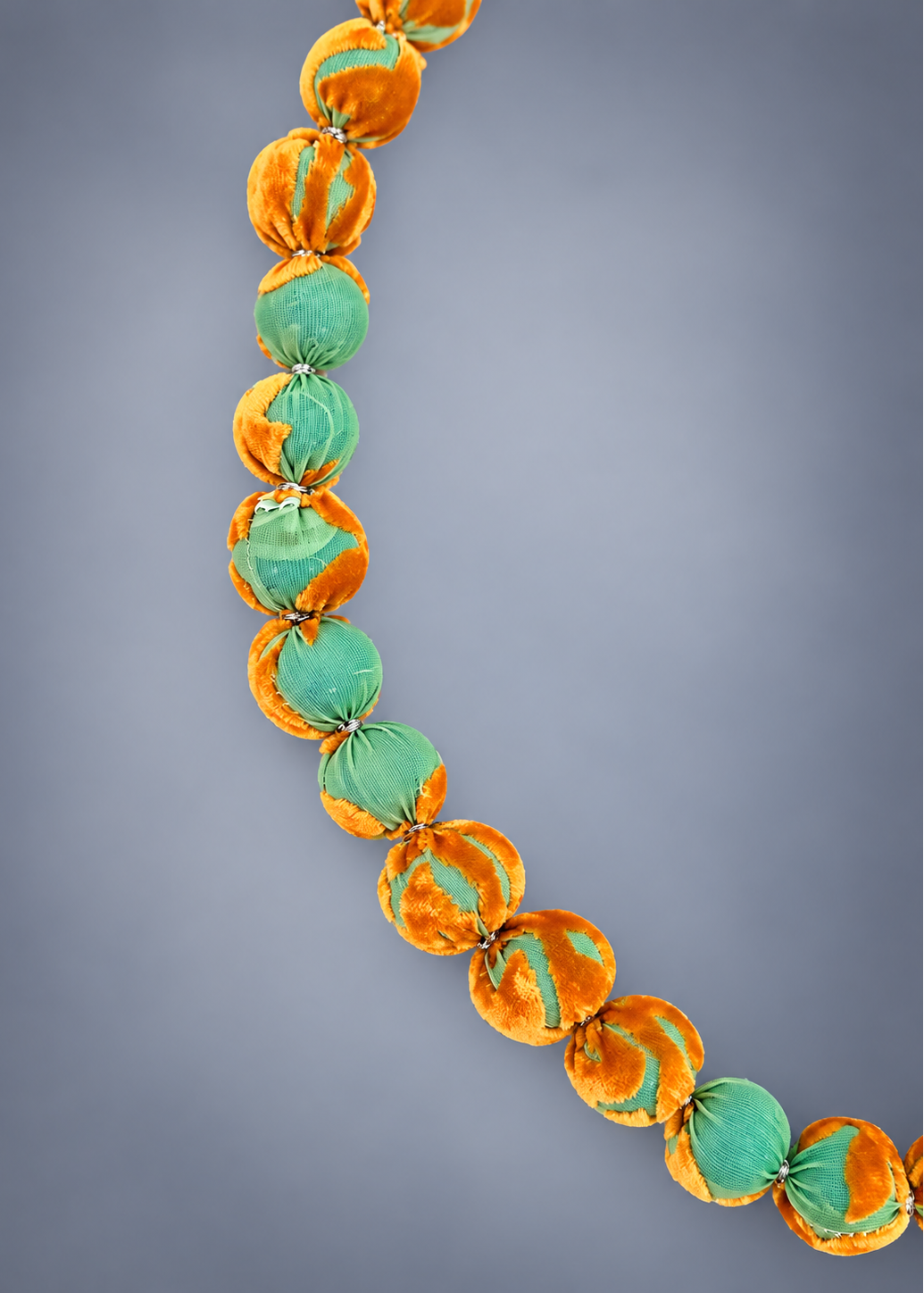 Ochre Velvet Necklace
