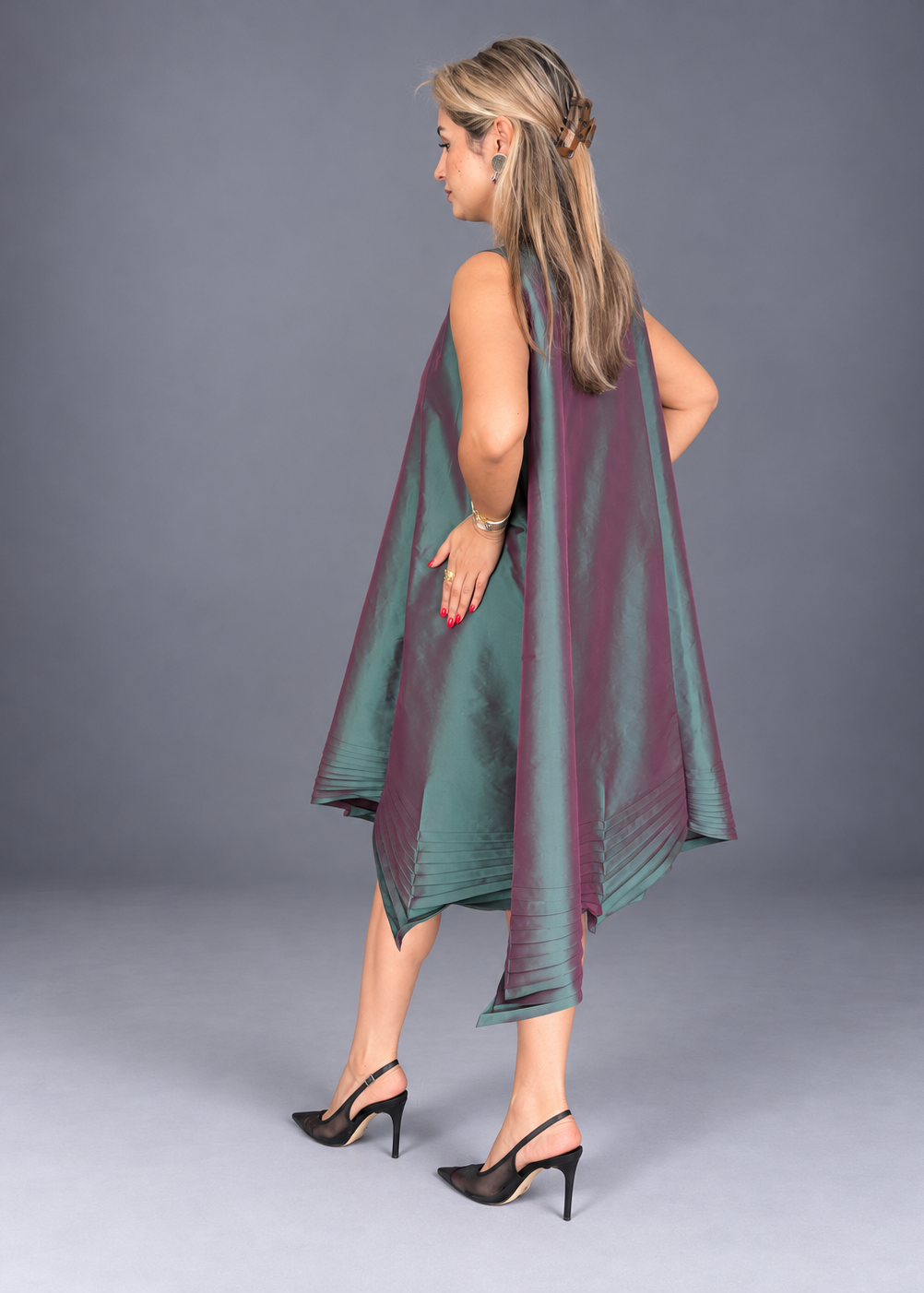 Paliz Taffeta Dress (GP) - LENALIA