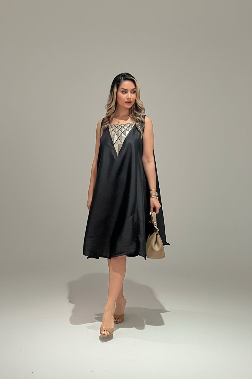 Paliz Taffeta Dress (B) - LENALIA