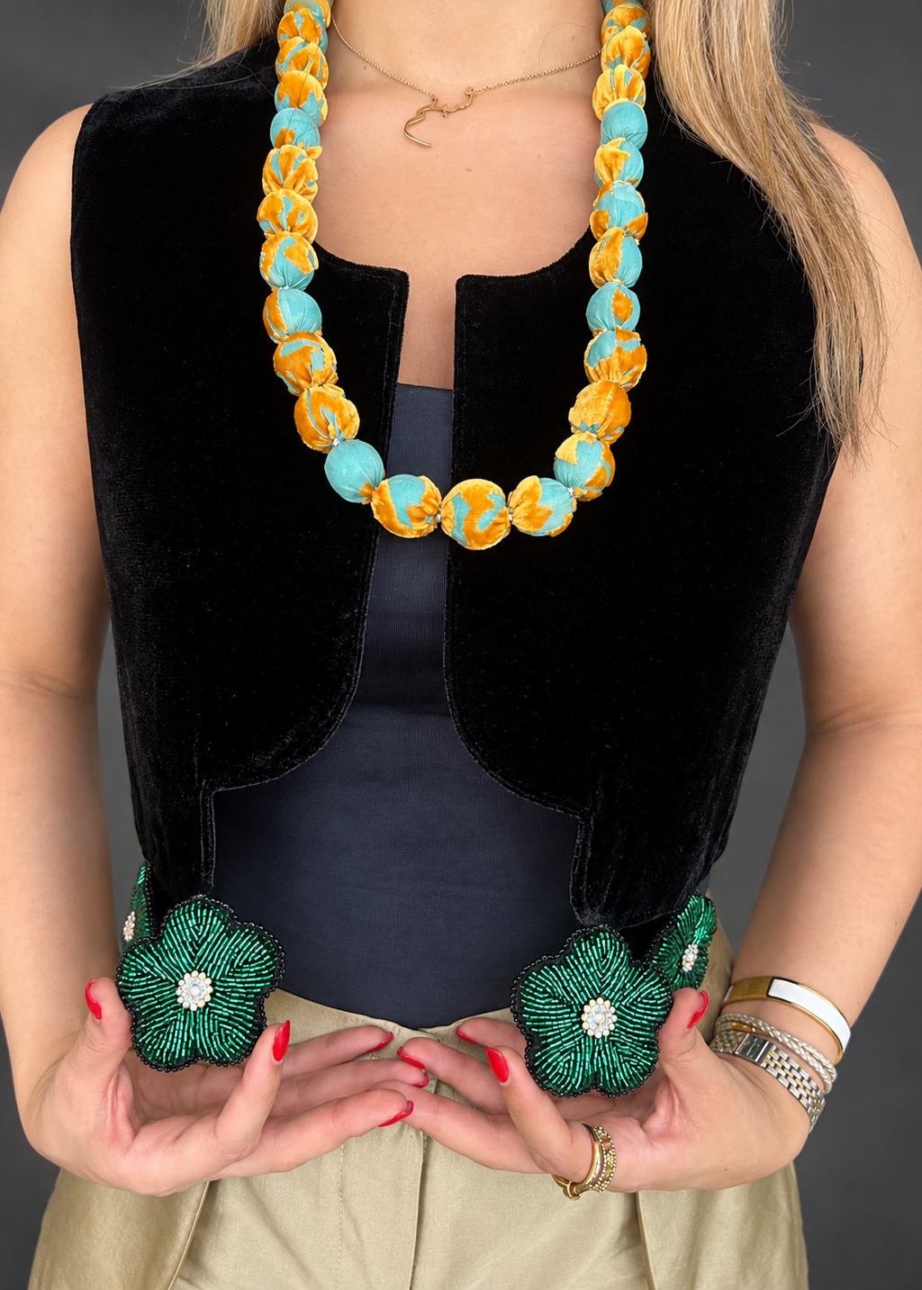 Bloom Vest Green