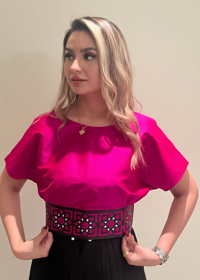 Sogoli designer blouse - LENALIA Persian luxury fashion
