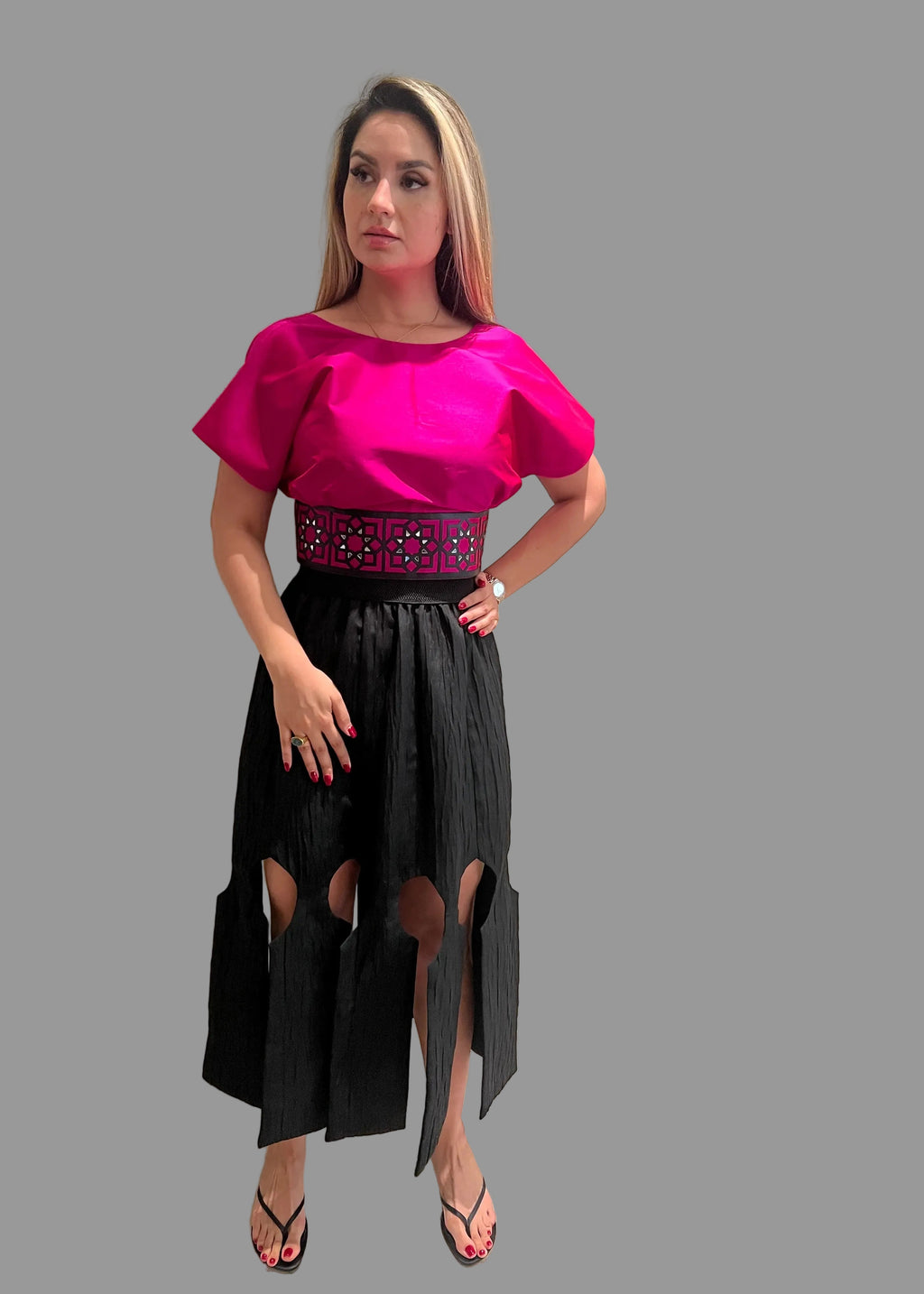 Sogoli designer blouse - LENALIA Persian luxury fashion