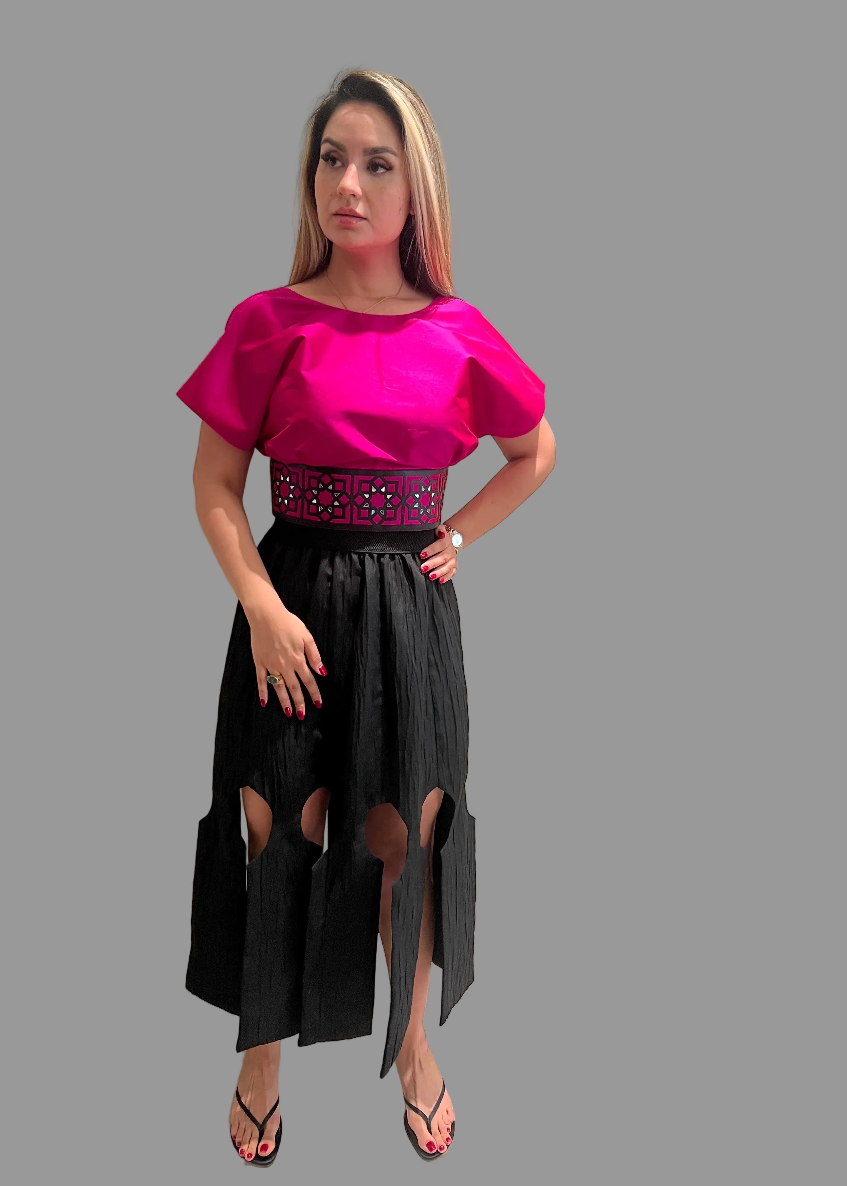 Sogoli designer blouse - LENALIA Persian luxury fashion