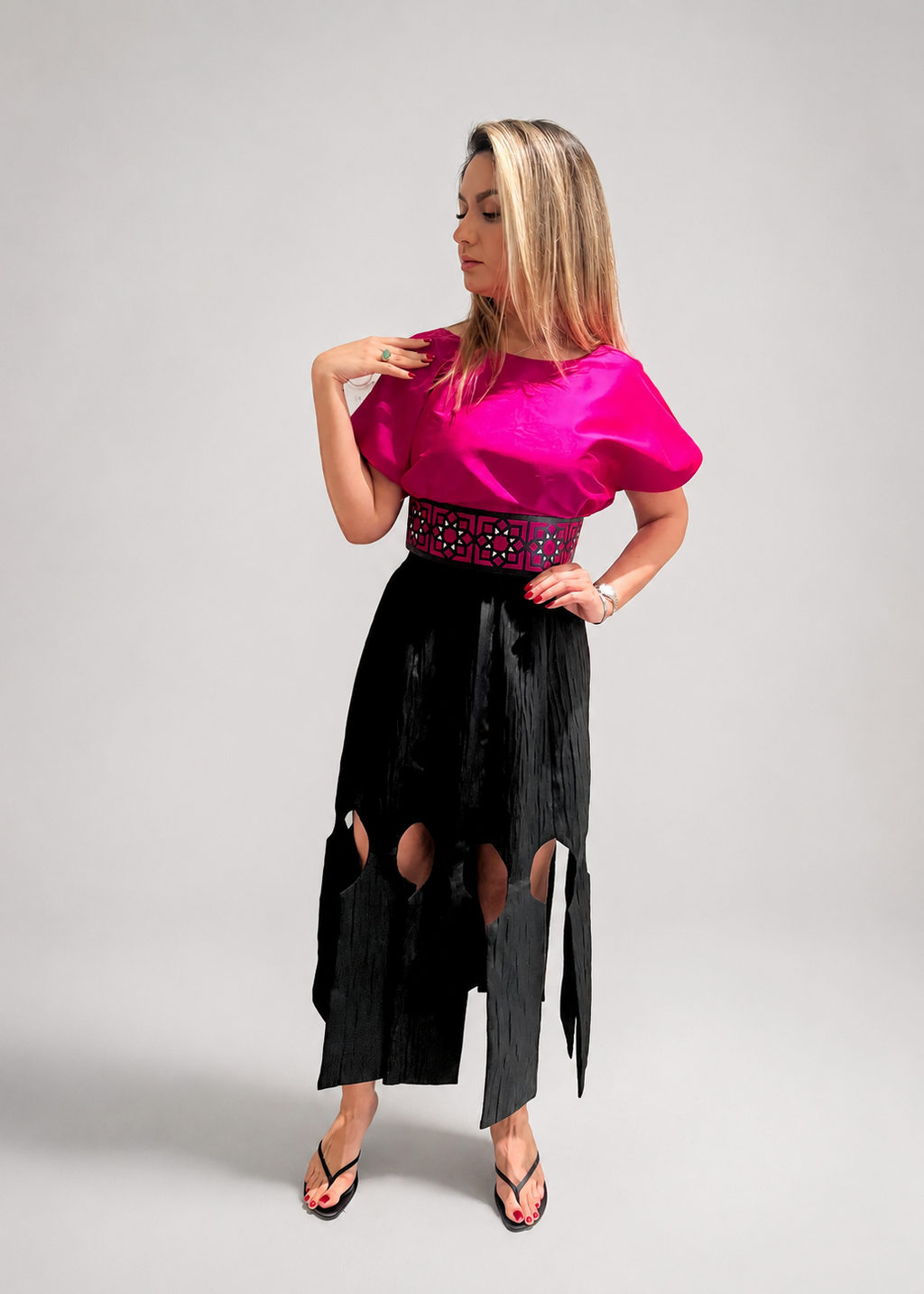 Sogoli designer blouse - LENALIA Persian luxury fashion