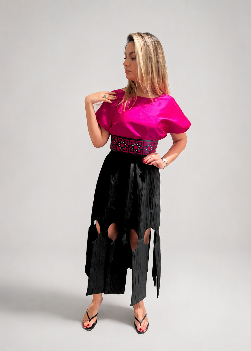 Sogoli designer blouse - LENALIA Persian luxury fashion