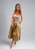 Champagne Termeh Top - LENALIA